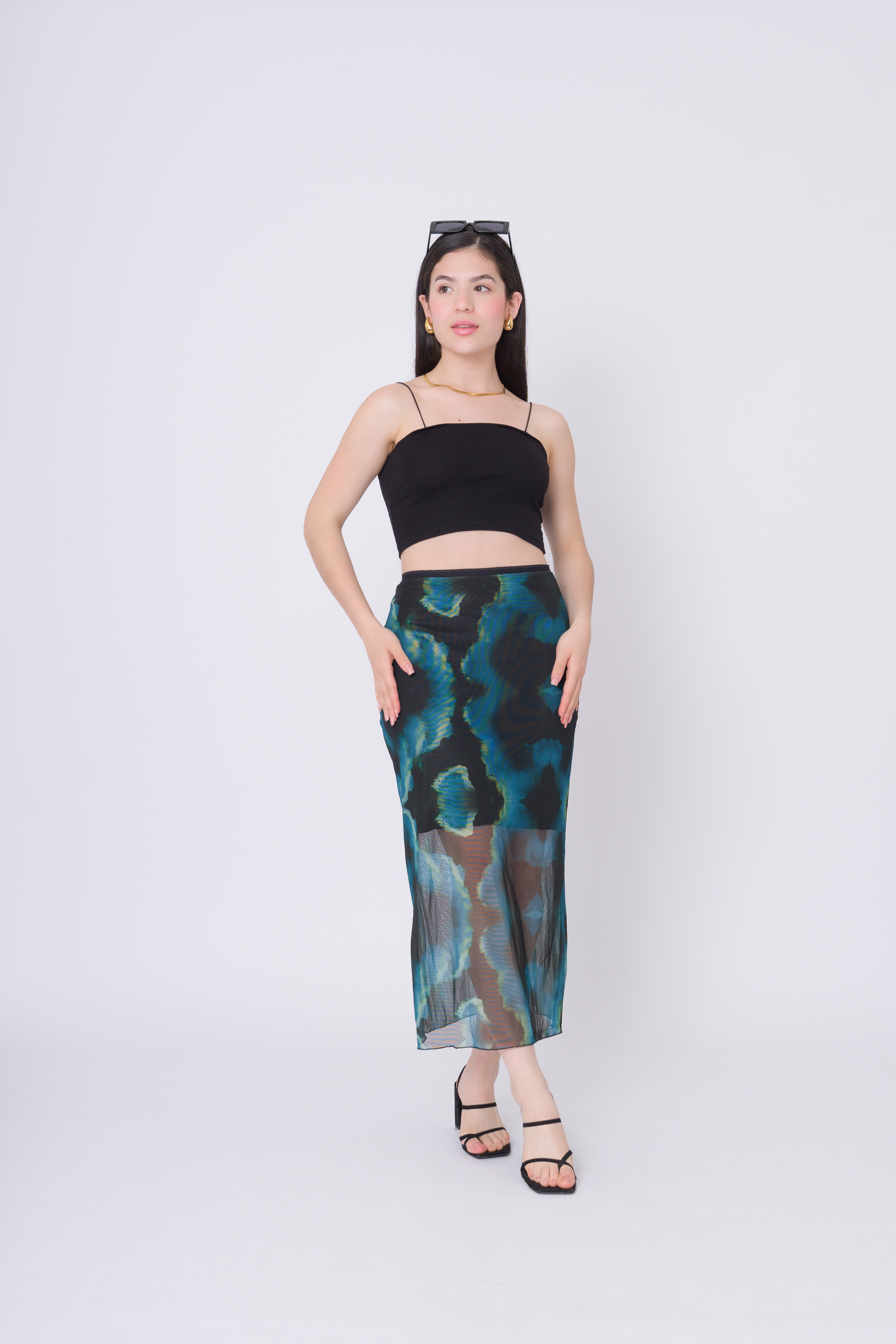 Conjunto Top Gamuza + Falda Meish