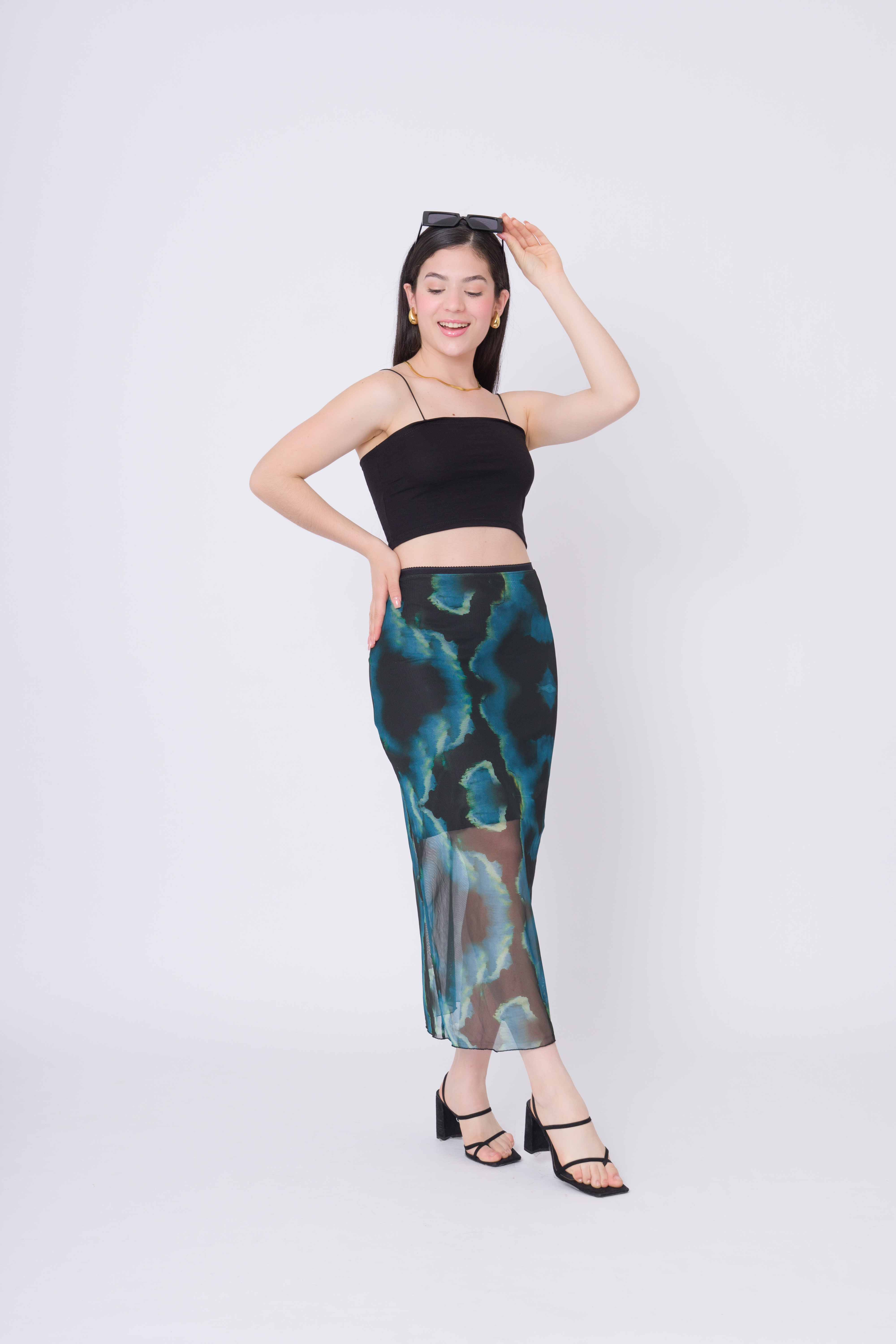 Conjunto Top Gamuza + Falda Meish