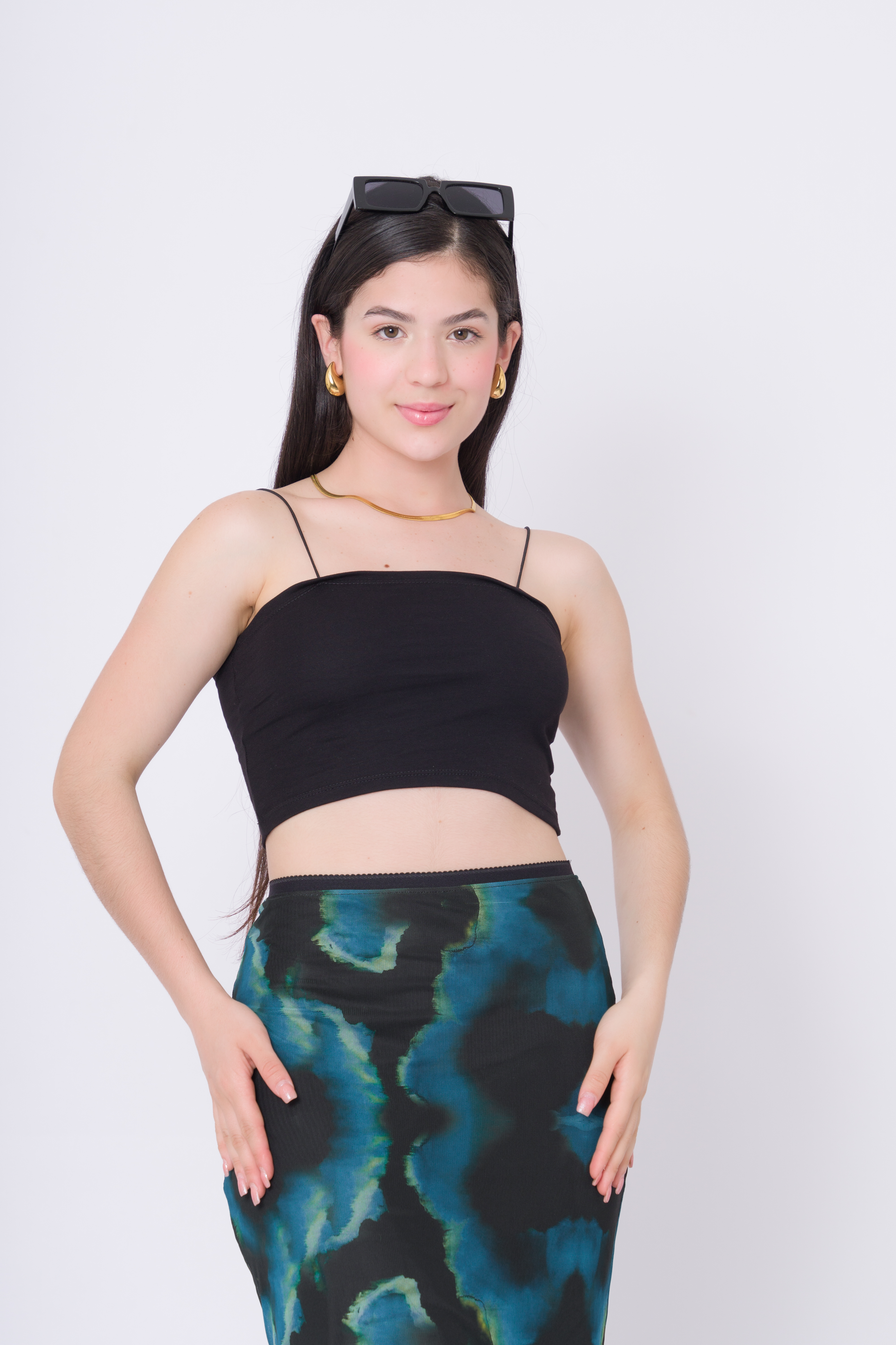 Conjunto Top Gamuza + Falda Meish